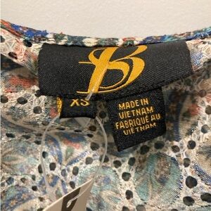 Anthropologie Multicolor Lace Top